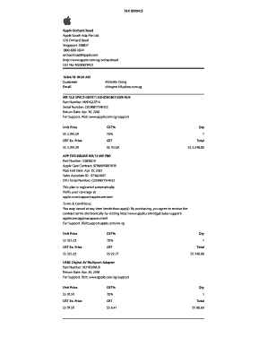 Apple Sg  Form