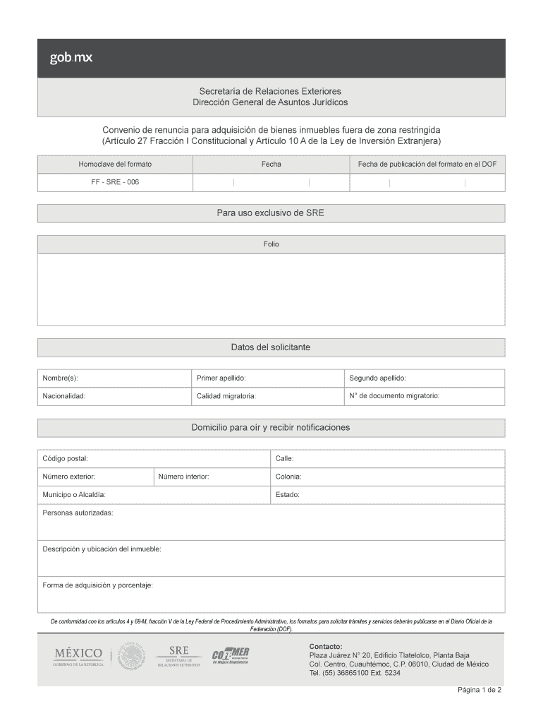 Ff Sre 006  Form