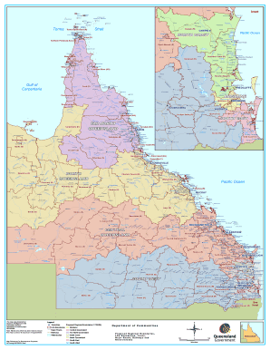 Map of Queensland  Form