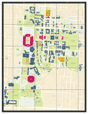 University of Arkansas Campus Map  Form