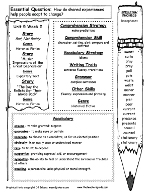 Wonders Grade 2 PDF  Form