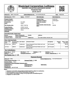 Noc from Municipal Corporation Ludhiana  Form