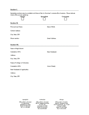 Office of Lieutenant Governor Shelia Simon State of Illinois Www2 Illinois  Form