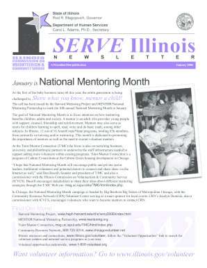 SERVE Illinois State of Illinois Www2 Illinois  Form