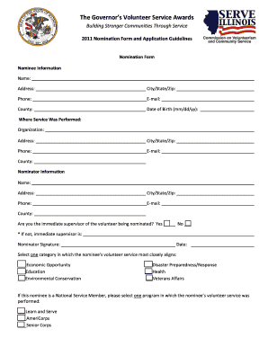 Nomination Form Www2 Illinois