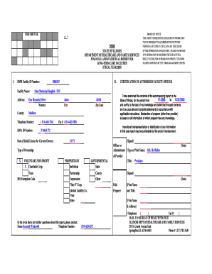 Alton Memorial Hospital SNF Hfs Illinois  Form