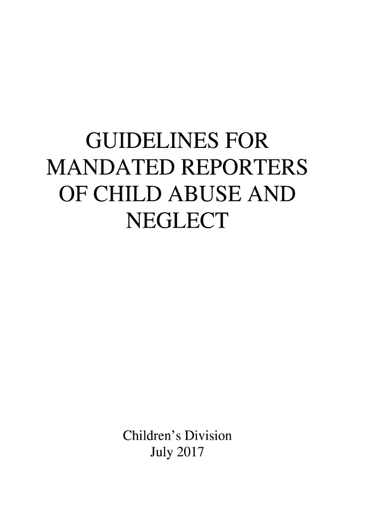 Of CHILD ABUSE and  Form