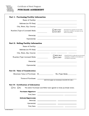 2352 Purchase Agrmt REV Cwk Health Mo  Form