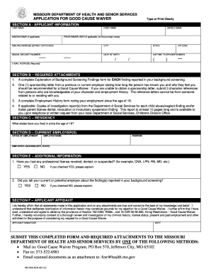 Get and Sign Good Cause Waiver 2008 Form