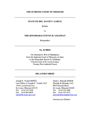 The SUPREME COURT of MISSOURI Your Missouri Courts Home Courts Mo  Form