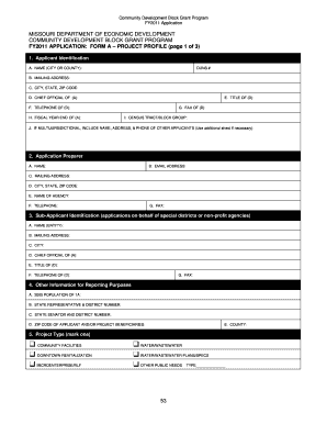 Application Missouri Department of Economic Development Ded Mo  Form