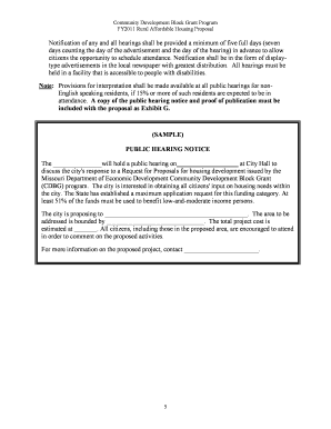 Rural Housing Missouri Department of Economic Development Ded Mo  Form