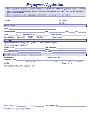 Job Service Application Wsd Dli Mt  Form