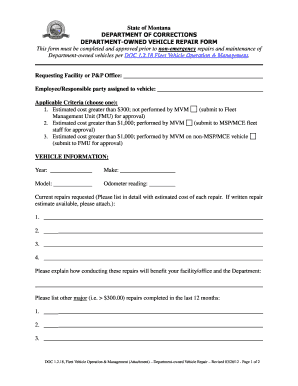 Offender Financial Disclosure Form Cor Mt