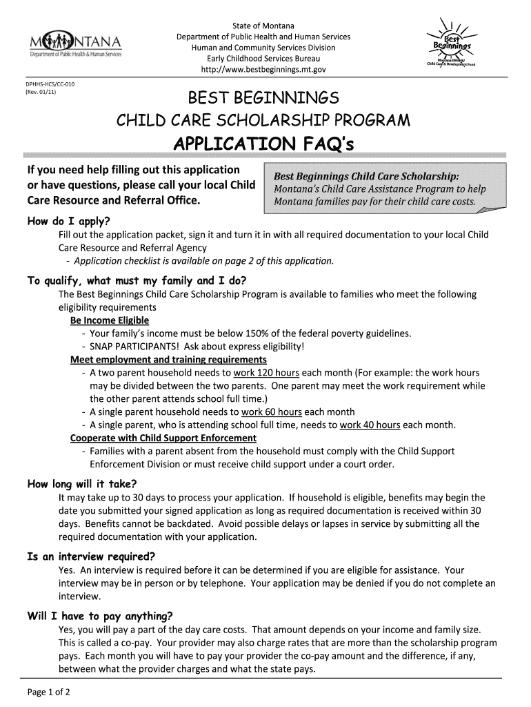 APPLICATION FAQ&#039;s Department of Public Health &amp; Human Services Dphhs Mt  Form