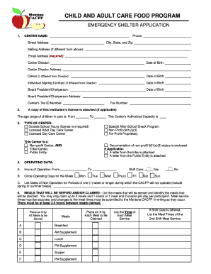Emergency Shelter Application Department of Public Health Dphhs Mt  Form