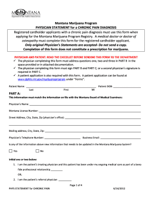 Montana Dphhs Licensed Care Provider Form