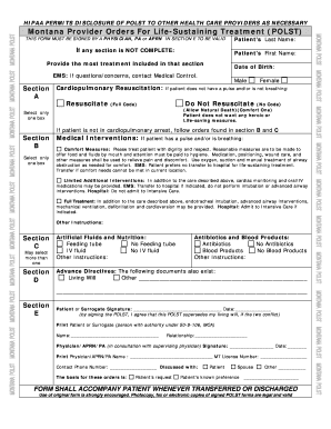 Montana Polst Form PDF