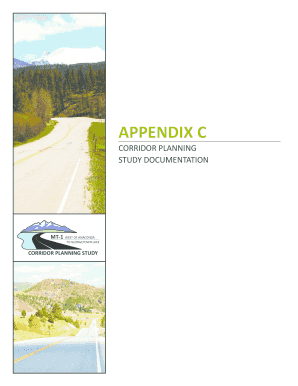 Appendix C Montana Department of Transportation  Form
