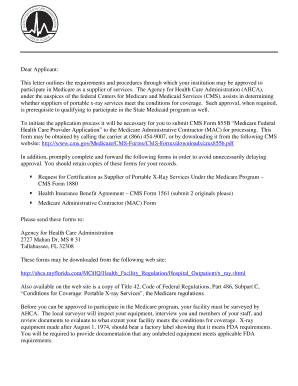 This Letter Outlines the Requirements and Procedures through Which Your Institution May Be Approved to  Form