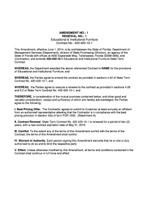 TITLE EducationalInstitutional Furniture CONTRACT NO  Form