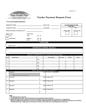 Payment Request Form Template