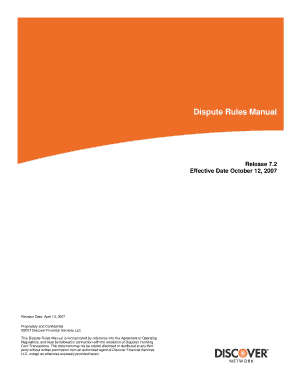 Dispute Rules Manual Osc Nc  Form