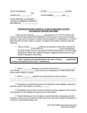 Verified Petition Sample  Form