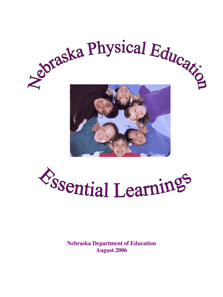 Nebraska Physical Education Essential Learnings, August  Form