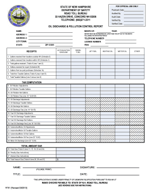 New Hampshire Fillable Form Rt51