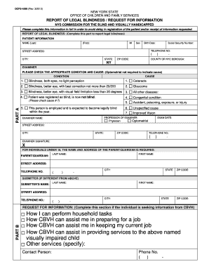 Nys Legally Blind Form