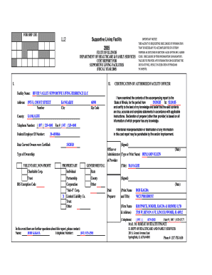 STATE of ILLINOIS DEPARTMENT of HEALTHCARE &amp;amp Hfs Illinois  Form