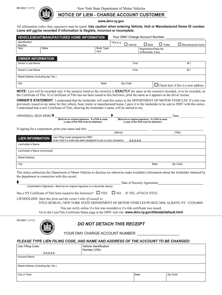 Get and Sign Ny Mv9001 Form 2019-2022