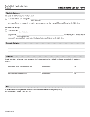 Nys Opt Out Letter  Form