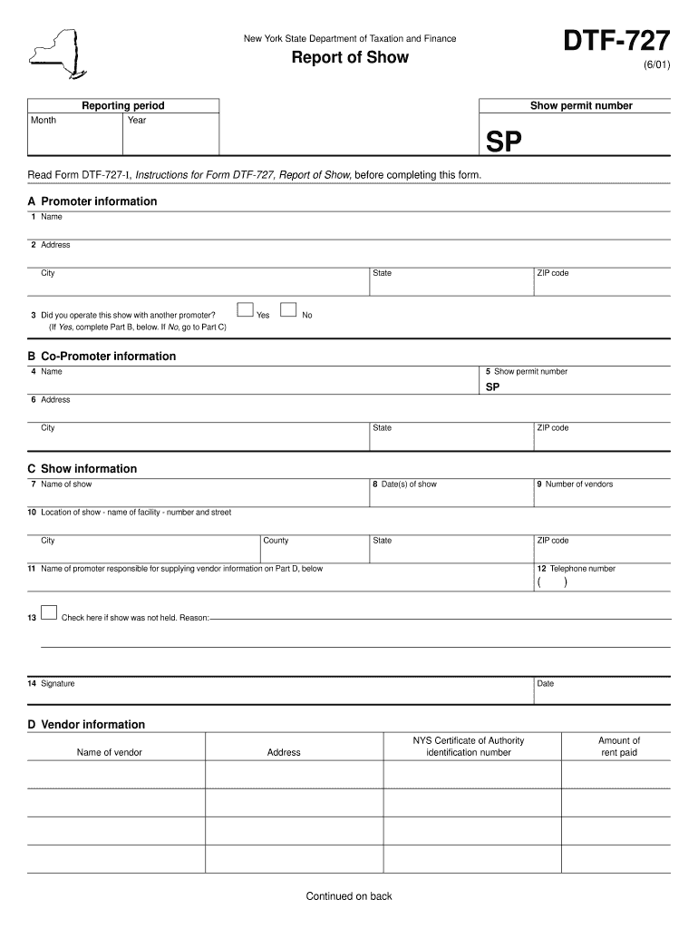 Dtf 727 Form