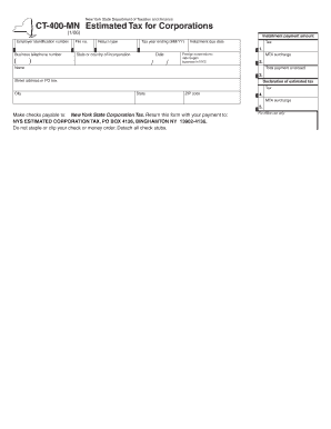 Form Ct 400