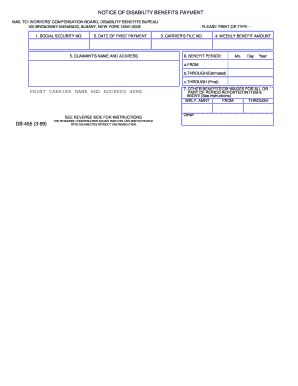 Db 455 Form