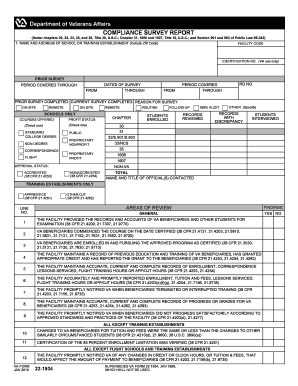 Vaform 22 1934 Compliance Survey Report