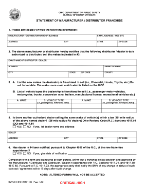 Bmv 4319 Form