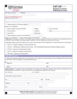 Catcr  Form