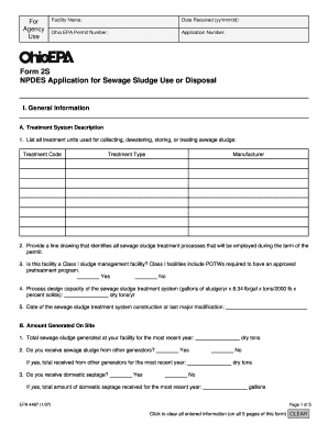 Epa Form 2s