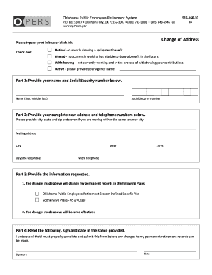 Soonersave Withdrawal  Form