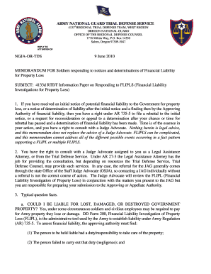 NGJA or TDS 9 June MEMORANDUM for Soldiers Oregon Oregon  Form