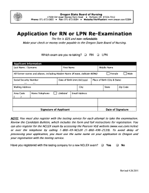 Lvn Exam California  Form