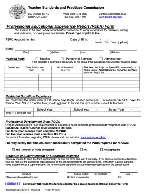  Tspc Peer Form 2013