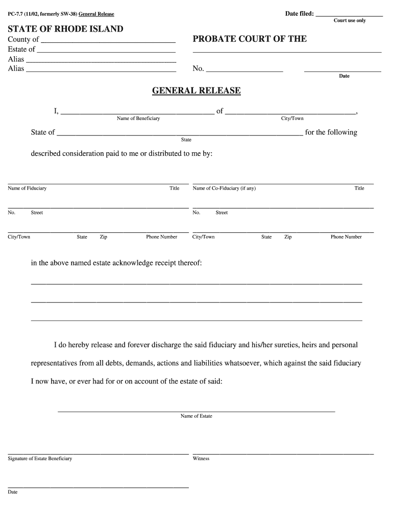  PC 7 7 General Release Rhode Island Office of the Secretary of State Sos Ri 2002