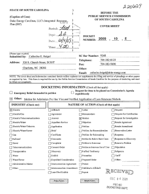 STATE STATE of SOUTH CAROLINA of SOUTH CAROLINA Dms Psc Sc  Form