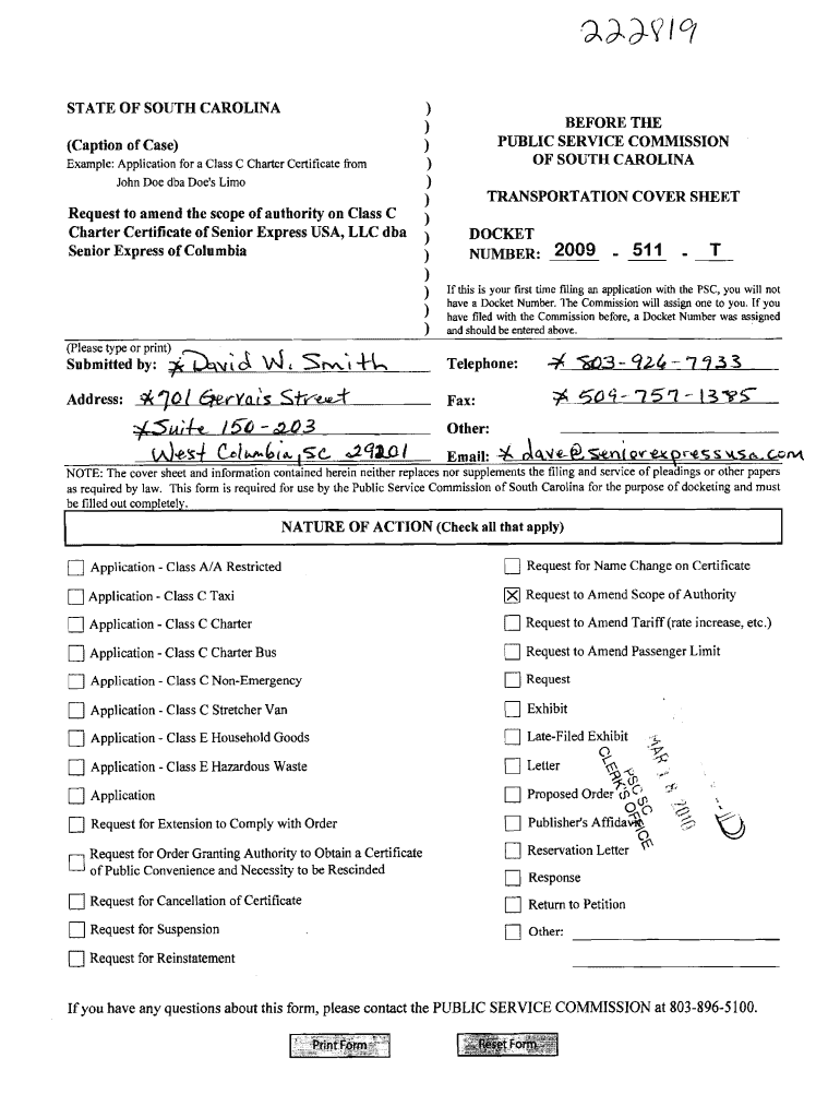 Of Case Caption Caption of Case Dms Psc Sc  Form