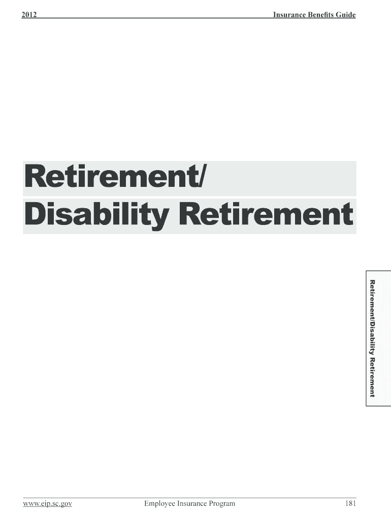 Retirement Disability Retirement Eip Sc  Form