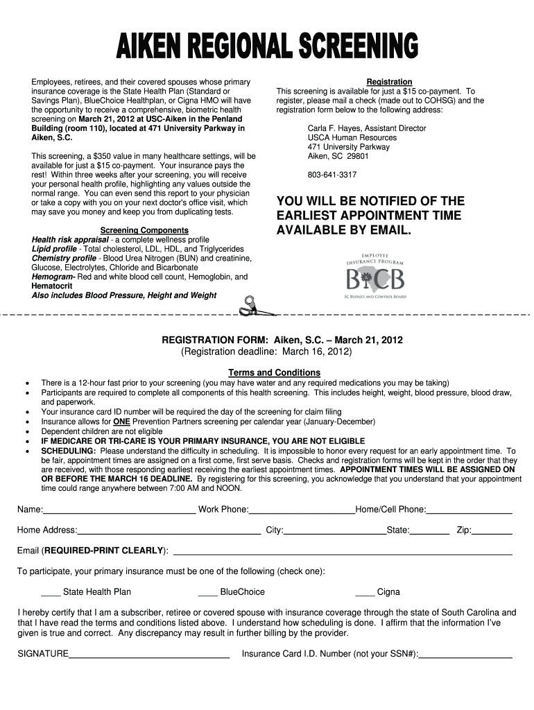 Employees, Retirees, and Their Covered Spouses Whose Primary Insurance Coverage is the State Health Plan Standard or Savings Pla  Form